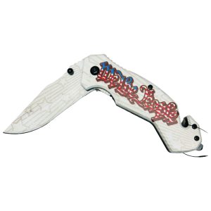 Battle Buddy Knives Spring Assist Knife - We The People Patriotic (Box 14)