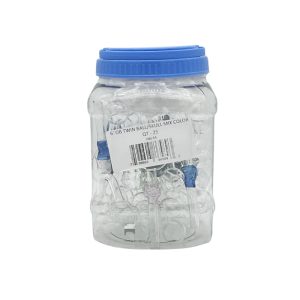 6'' Oil Burner Twin Ball/Skull Mix Color 40ct Jar