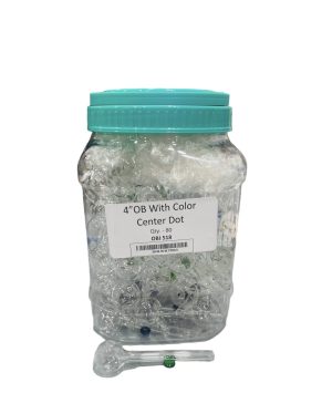 4'' Oil Burner w/ Color Center Dot 80ct Jar