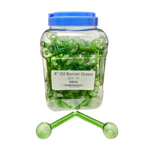 4'' Oil Burner 75ct Jar - Green