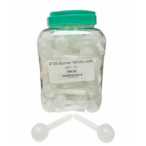 4'' Oil Burner 75ct Jar - Jade White