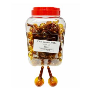 4'' Oil Burner 75ct Jar - Amber
