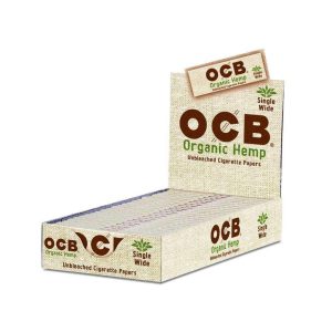 OCB Organic Hemp Single Wide Papers 24ct