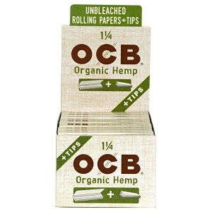 OCB Organic Hemp 1 1/4 Papers + Tips 24ct