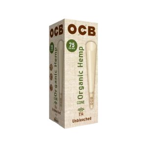OCB Organic Hemp 1 1/4 Cone Tower 75ct