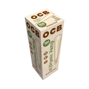 OCB Organic Hemp 1 1/4 Cone Tower 100ct