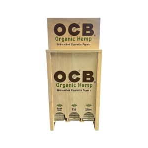 OCB Organic Hemp Papers 3 SKU Display 72ct