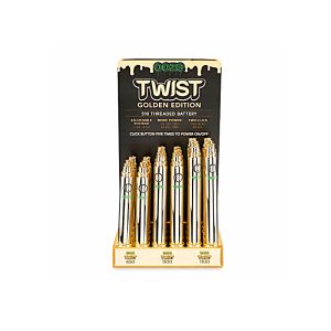 Ooze Twist Battery Display 24ct - Gold Editon
