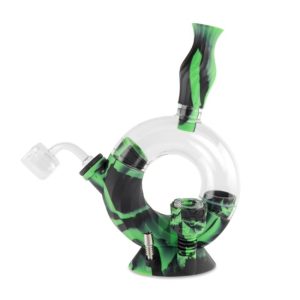 Ooze Ozone Silicone Glass Water Pipe & Nectar Collector