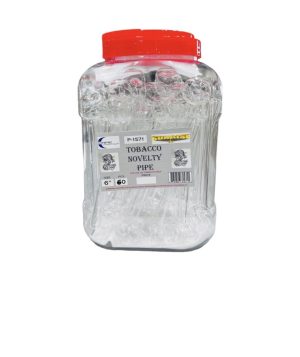 6" Clear Oil Burner 60ct Jar