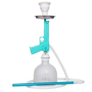 Mob Hookah Pistol 22'' 1 Hose (TIFFANY BLUE)
