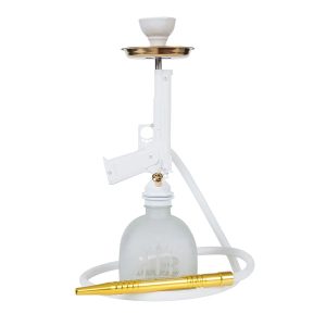 Mob Hookah Pistol 22'' 1 Hose (WHITE)