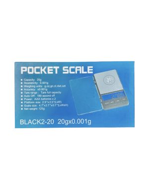Pocket Scale Black 1-20 20G *0.001G