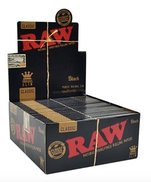 Raw Classic Black Slim King Papers 50ct