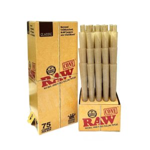 Raw Classic King Cones 1pk 75ct