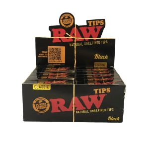 Raw Classic Black Tips 50ct