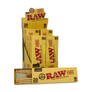 Raw Classic King Cones 20pk 12ct