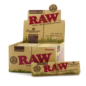 Raw Connoisseur Classic Slim King Papers + Tips 24ct