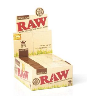 Raw Organic Hemp King Slim Papers 50ct