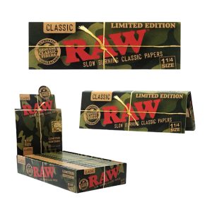 Raw Camo Edition 1 1/4 Papers 24ct