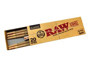 Raw Classic 1 1/4 Cone 20pk 1ct