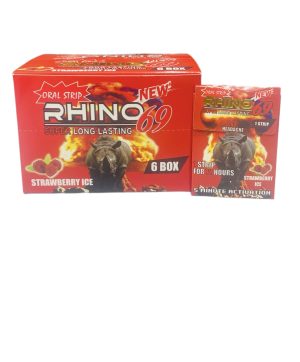 New Rhino Oral Strip 69 Male Enhancement 6Ct