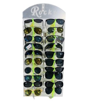 Celltekk Counter Display Rocky Sunglasses 20ct (40 Sunglasses)