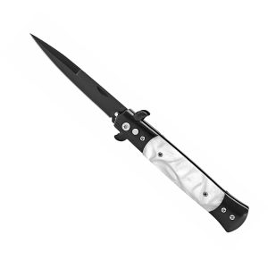 Switchblade Knife w/ Marble Handle (Box 12)