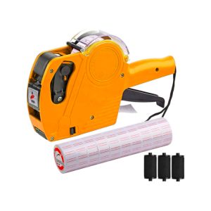 MX-5500 8 Digit Price Tag Gun w/ 5000 Sticker Labels 3 Ink - Mix Colors