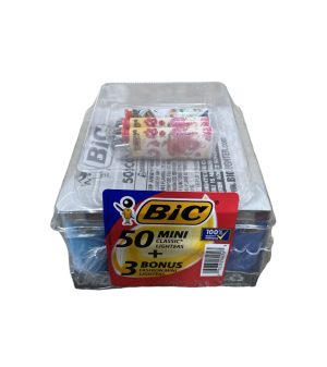 Bic Lighter Mini 50+3 Free Classic