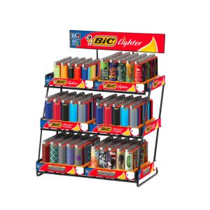 Bic Lighter 6 Tier 290ct + 16 Free Display
