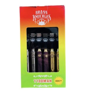 Brass Knuckles Battery 1100Mah Display 30Ct
