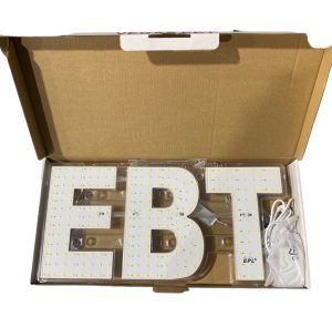 Business Image Led Sign White & Blue (EBT)