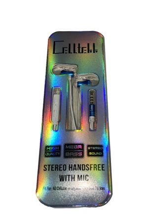 Celltekk Stereo Handsfree w/ Mic Headphones