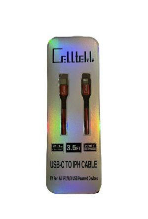 Celltekk USB-C To iPhone Cable 3.5ft