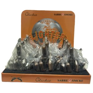 Clickit Middle Finger Torch Lighter 12ct