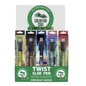 Colorado Twist Slim Pen Display 25ct