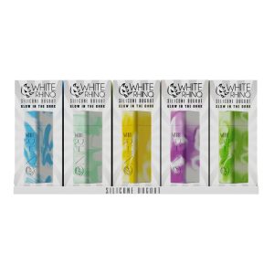 White Rhino Silicone Dugout Glow in the Dark - Mix Colors