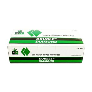 Double Diamond 100MM Tubes 1ct  (GREEN)