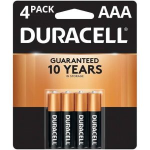 Duracell AAA 4 Pack Batteries 18ct