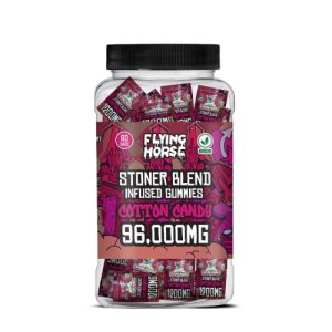 Flying Horse Stoner Blend 96000MG Gummies 80ct Jar