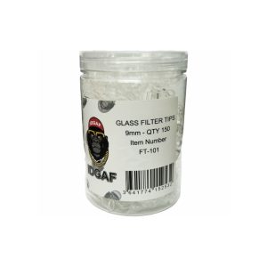 IDGAF Glass Fliter Tips 9mm 150ct Jar