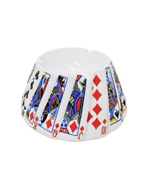 Fujima Playing Card Ceramic Ashtray