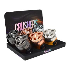 Crushers Spider & Curved Rudder Led Grinder 6ct
