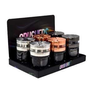 Crushers Ruffled Texttured Led Grinders 6ct