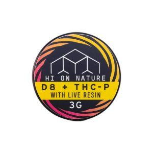 Hi On Nature D8+THC-P Live Resin 3g Dabs