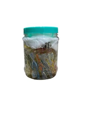 IDGAF 3" Striped Chillum One Hitter 40ct Jar