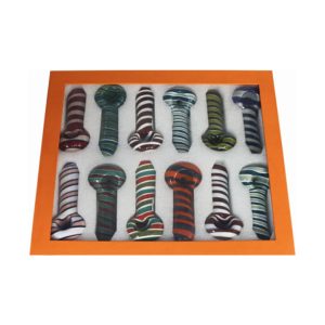 4'' Apex Fancy Tricolor Hand Pipe 12ct