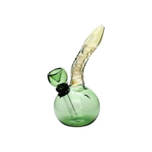 5.5" Fumed Titled Round Water Pipe (Box 22)