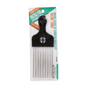 Metal Pik Styling Comb Metal